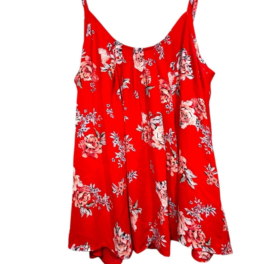 Torrid Red Asymmetrical Camisole Top